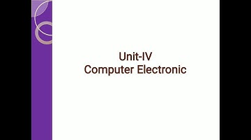 GBRC Video Lecture Series | Computer Application | Unit-IV | Part-01