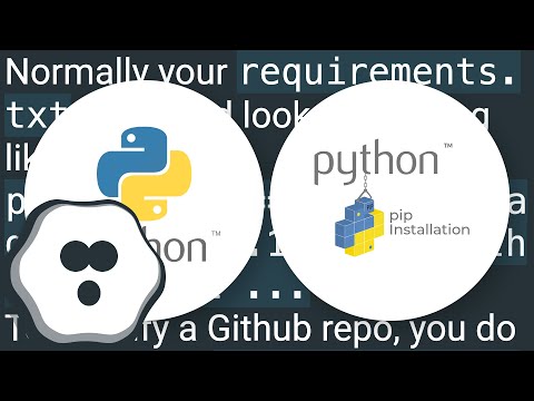 How to state in requirements.txt a direct github source
