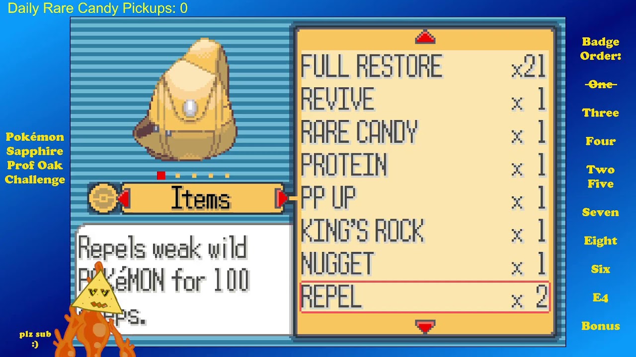 Back to the Leveling Grind! Pokemon Sapphire Prof Oak Challenge