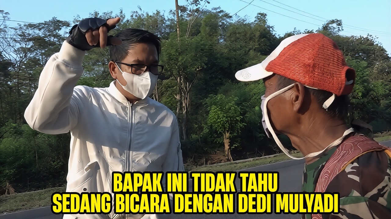 BAPAK INI TIDAK TAHU SEDANG BICARA DENGAN DEDI MULYADI #kdm #kangdedimulyadi #dedimulyadi