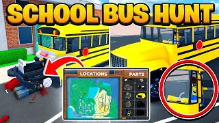 ALL SCHOOL BUS PARTS LOCATION IN CAR DEALERSHIP TYCOON! (Barn Hunt Update)