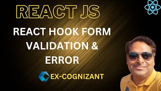 React form validation hooks Hindi | How To Create and Validate a React Form With Hooks