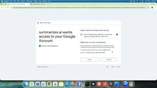 SummarizeX – Google Calendar Integration Demo (OAuth Verification)