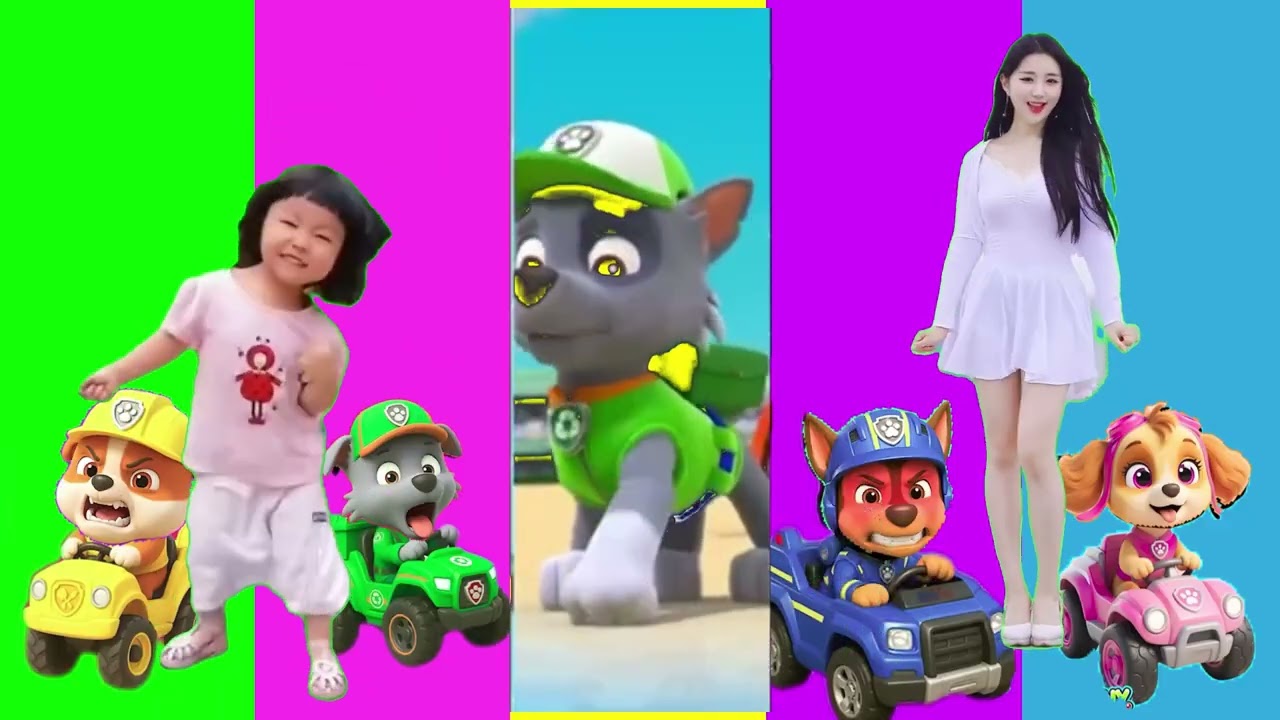 Wrong eyes👀 NEW EPISODES/ Sheriff Labrador x Rocky & BabyBoss Puzzle Wrong HeadsEYE PUZZLE WORLD