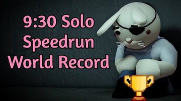9:30 DECAY WORLD RECORD SOLO SPEEDRUN || ROBLOX PIGGY