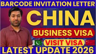 China Bar Code Invitation Letter May 2026 | China Business & Visit Visa Update | GHC Consultants
