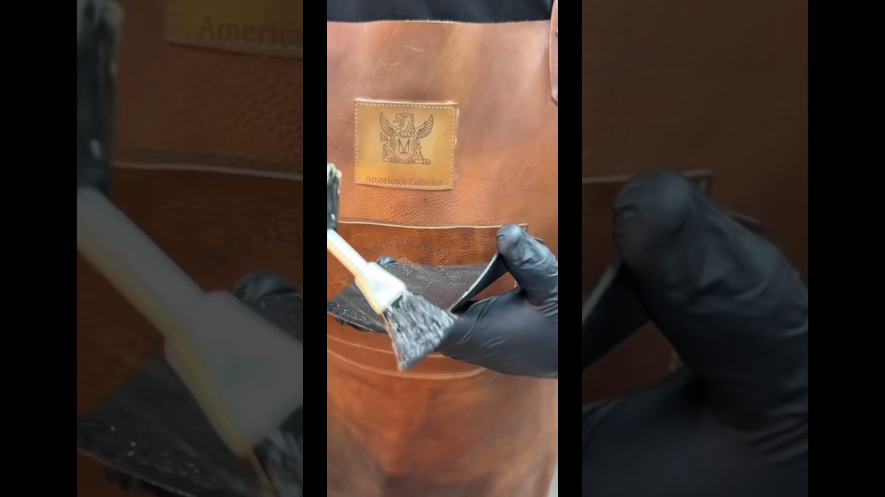 Sole protectors added to a pair of fish skin boots🥾 