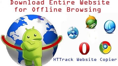 Clone an Entire Website for offline Browsing using HTTrack Website Copier