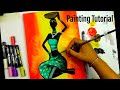 AFRICAN ART Acrylic Painting for Beginners Step by Step