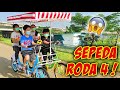 MAIN SEPEDAAN RODA EMPAT, AWAS HAMPIR NABRAK !! Vlog Lucu | CnX Adventurers