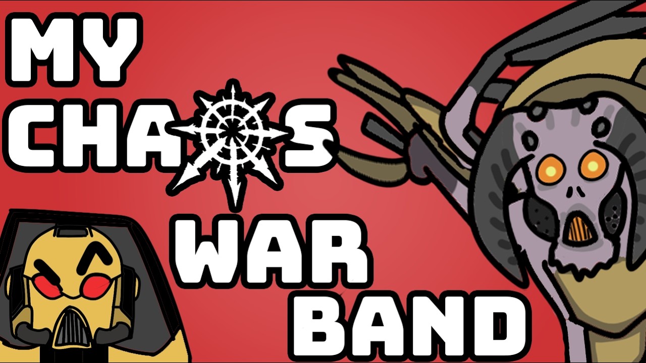 Начинаю свою армию космодесанта Хаоса с неожиданной детализацией