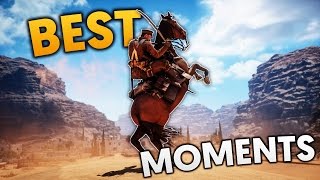 KNIFE MULTI KILL & HORSE SWORD FIGHT - Best Battlefield 1 Moments