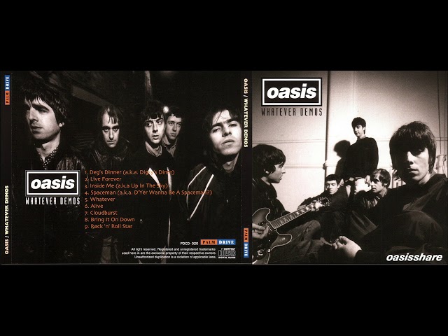 Oasis Whatever Demos (1994) Remastered -- RARE Tape! [Lossless HD FLAC Rip] class=