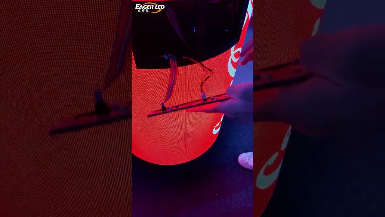 Soft LED modules are a perfect match for can screens