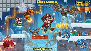 Pop's World Running Game Updated | Level 1-10 | #gaming #games #leadgamer