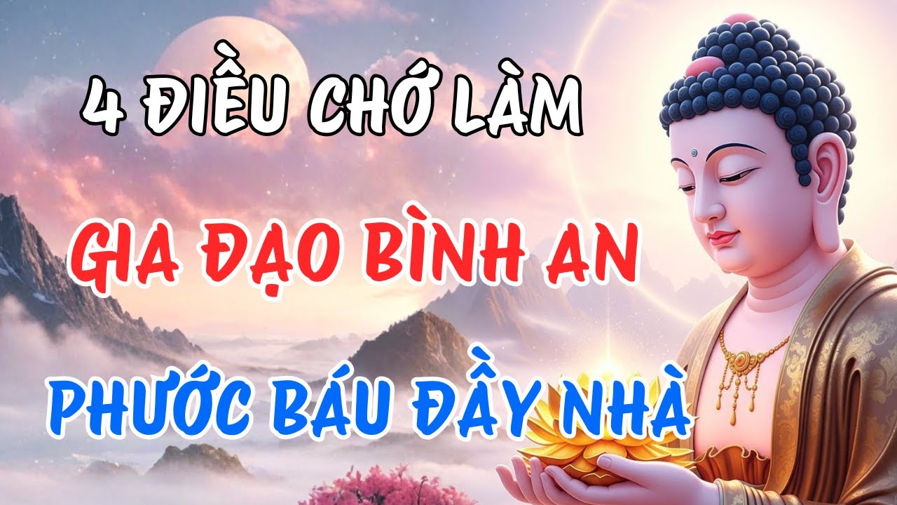 Nhớ Kỹ 4 Điều Chớ Làm Để Hóa Giải Nghiệp Chướng, Gia Đạo Bình An Cả Đời