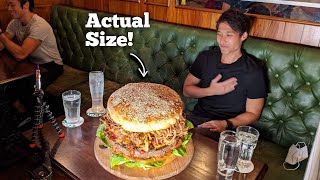 UNDEFEATED 5KG MONSTER BURGER CHALLENGE! | BIGGEST BURGER IN SINGAPORE! | Record Smashed!