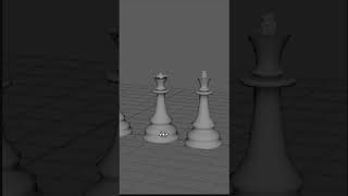 #shorts #3DModeling #Chess #Blender #Maya #CGI #Timelapse#