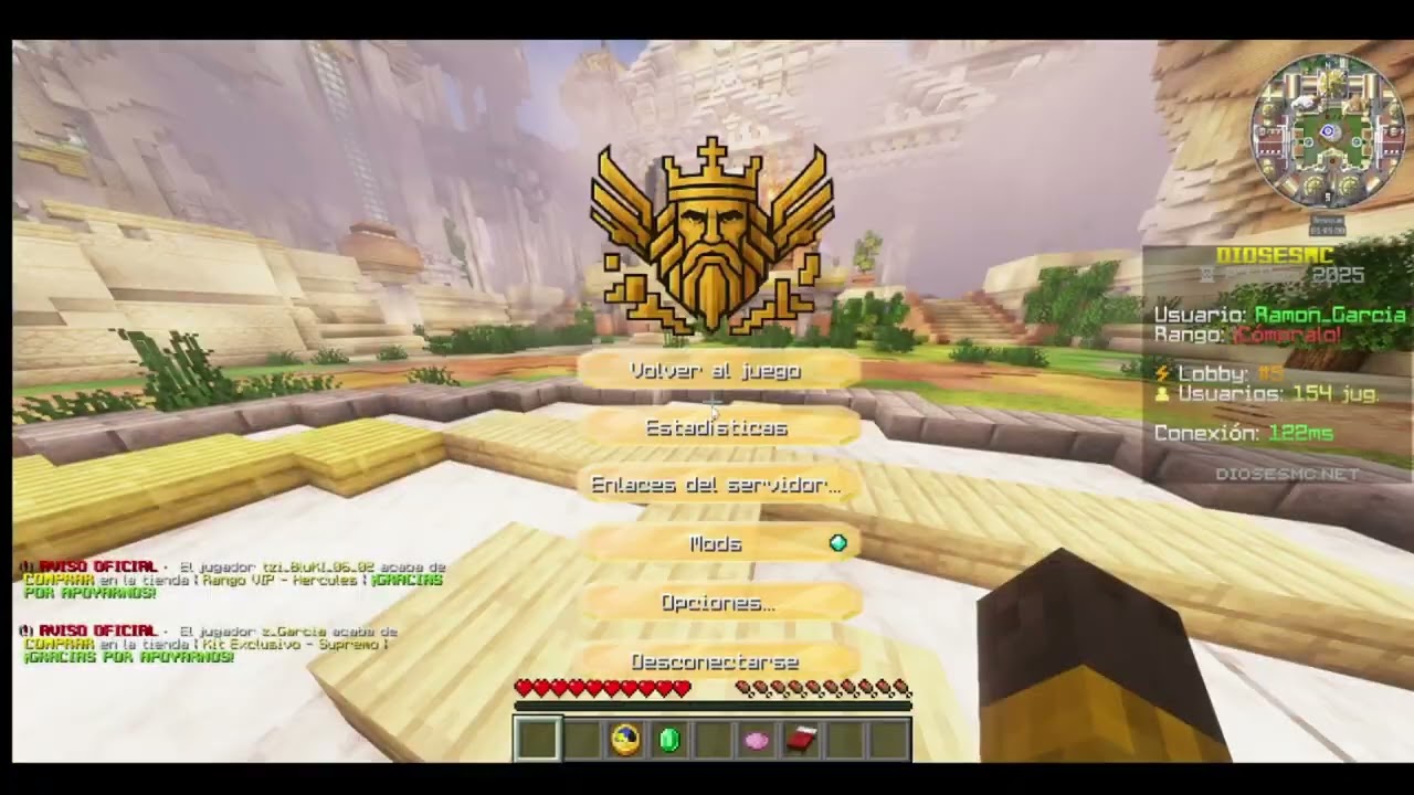 ⬇️ DESCARGA EL PACK DE MODS DEL SERVIDOR DE VEGETTA777 - DiosesMC - MODPACK