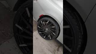 24s xcess wheels on dodge charger