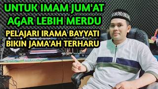 THIS BAYYATI RHYTHM IS MOST SUITABLE FOR LEADING FRIDAY PRAYERS