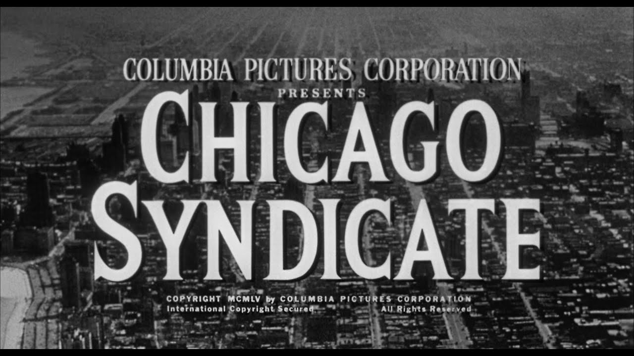 Chicago Syndicate (Fred Sears,1955) NOIR-Dennis O'Keefe, Abe Lane, Paul Stewart,Allison Hayes ST ESP