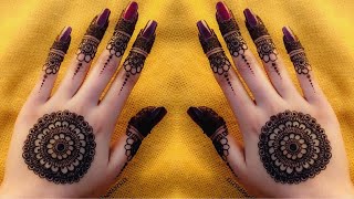 Simple back hand mehndi design 2020 | New tiki mehndi design for bignners | hennabysid