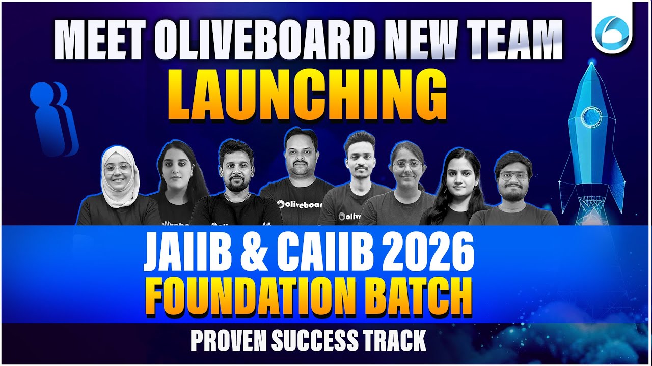 Meet Oliveboard’s New Team 🚀 | JAIIB & CAIIB 2026 Foundation Batch Launch | Proven Success Track