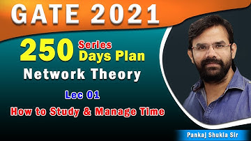 GATE 2021 I How to Prepare network theory I Complete Time Management I Genique I 250 days Plan