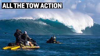 8 Minutes Of The Craziest Tow Action From Jaws On Super Sized Saturday | WSL Big Wave