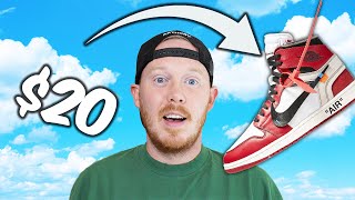 Buying OFF WHITE Jordan 1's With $20 (Part 1)