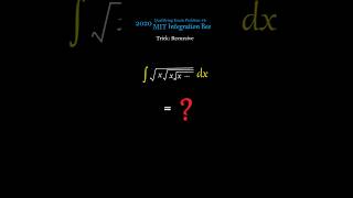 The Recursive Trick That Breaks This Infinite Radical Integral