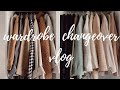 WARDROBE CHANGEOVER AND CLEAR OUT VLOG / LAURA BYRNES