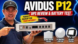 Avidus P12 UPS Review: How Long Can It Power My Router & WiFi