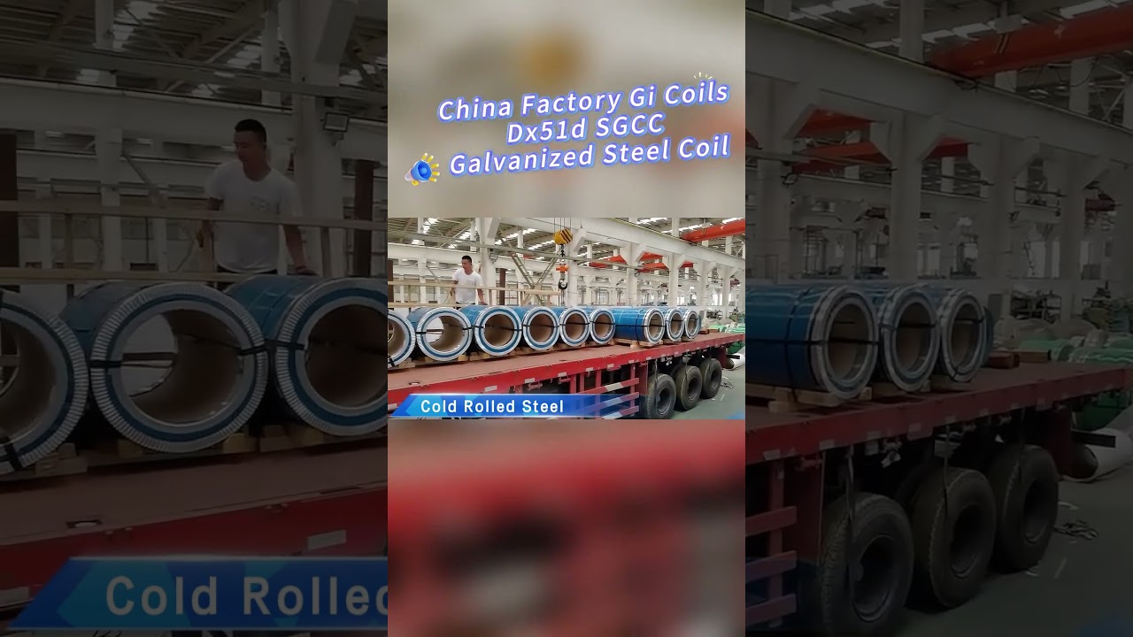 DX51D Z275 Z350 Hot Dipped Galvanized Steel Coil 