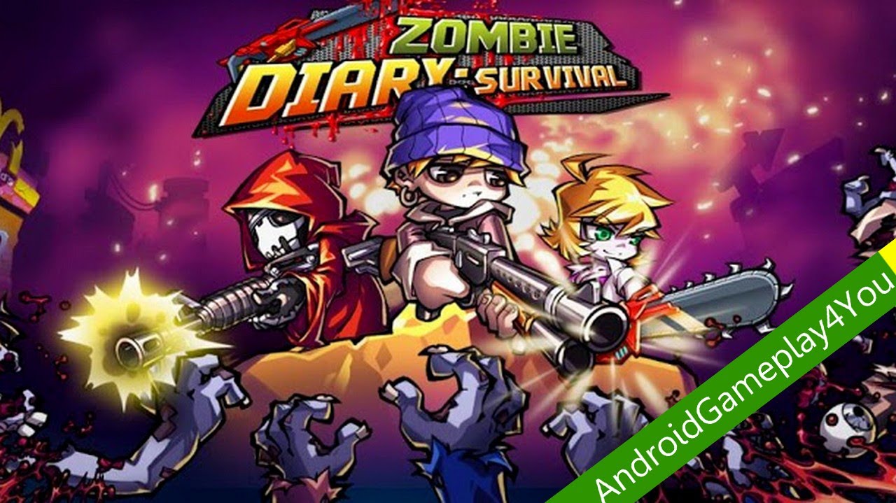 Zombie Diary Survival Android Game Gameplay [Game For Kids] YouTube
