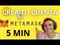 Como crear una cuenta de METAMASK desde cero/ Criptomonedas para principiantes