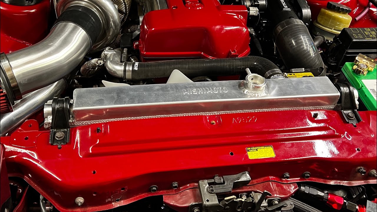 Installing a Mishimoto MMRAD-SUP-86 Aluminum Performance Radiator in a ...