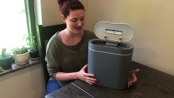 Review of ELPHECO2.5Gallon Motion Sensor Bathroom Trash Can with Lid,Automatic Touchless Garbage Bin