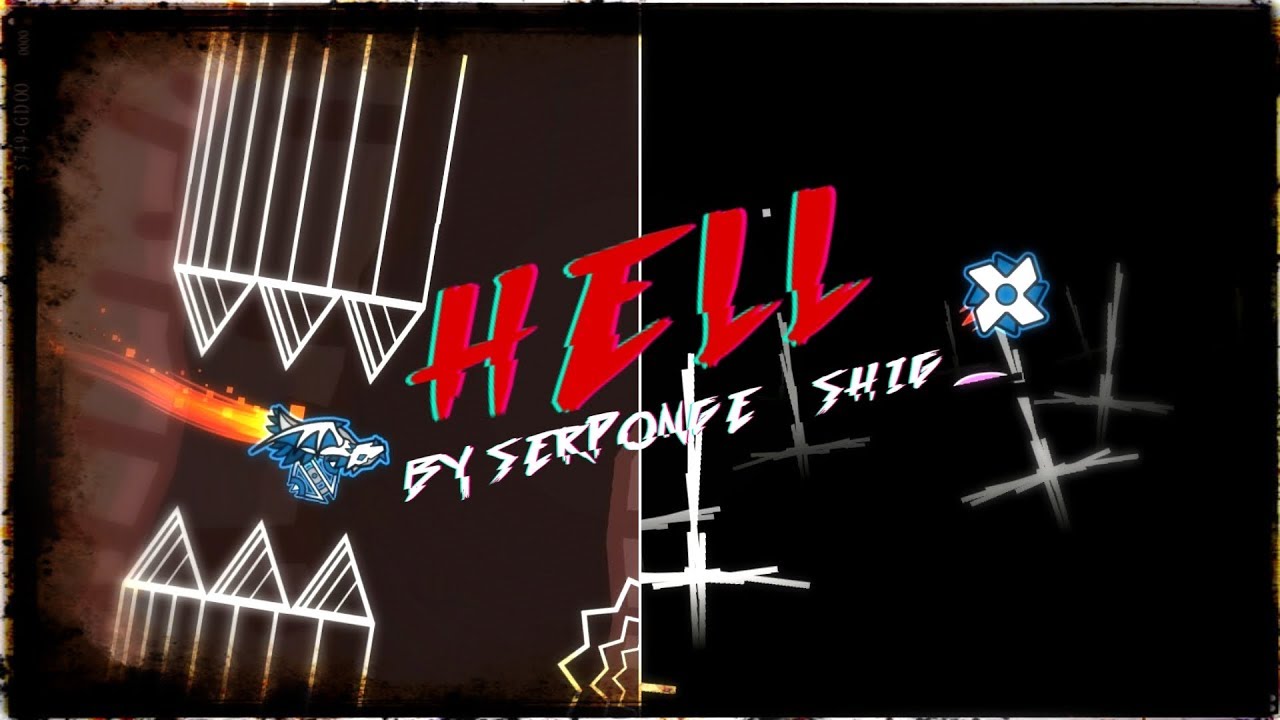 HELL [Medium Demon] by Serponge & Shig 100% | Geometry Dash 2.113