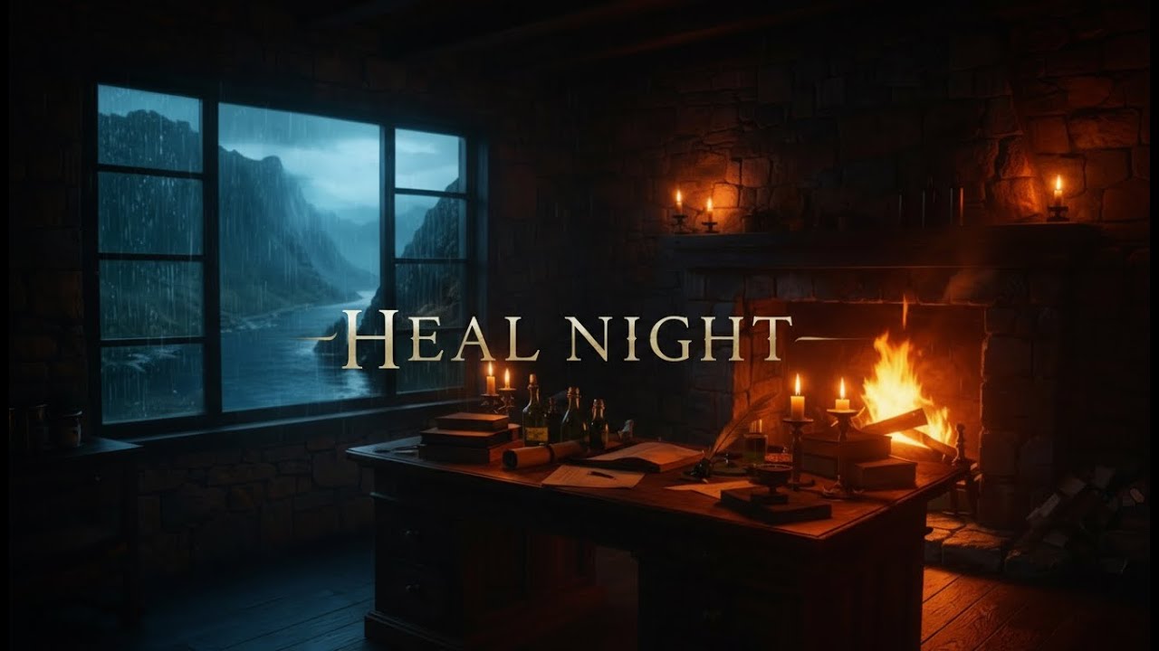 Healing Rain Sounds with Flamenco Guitar for Mental Calm