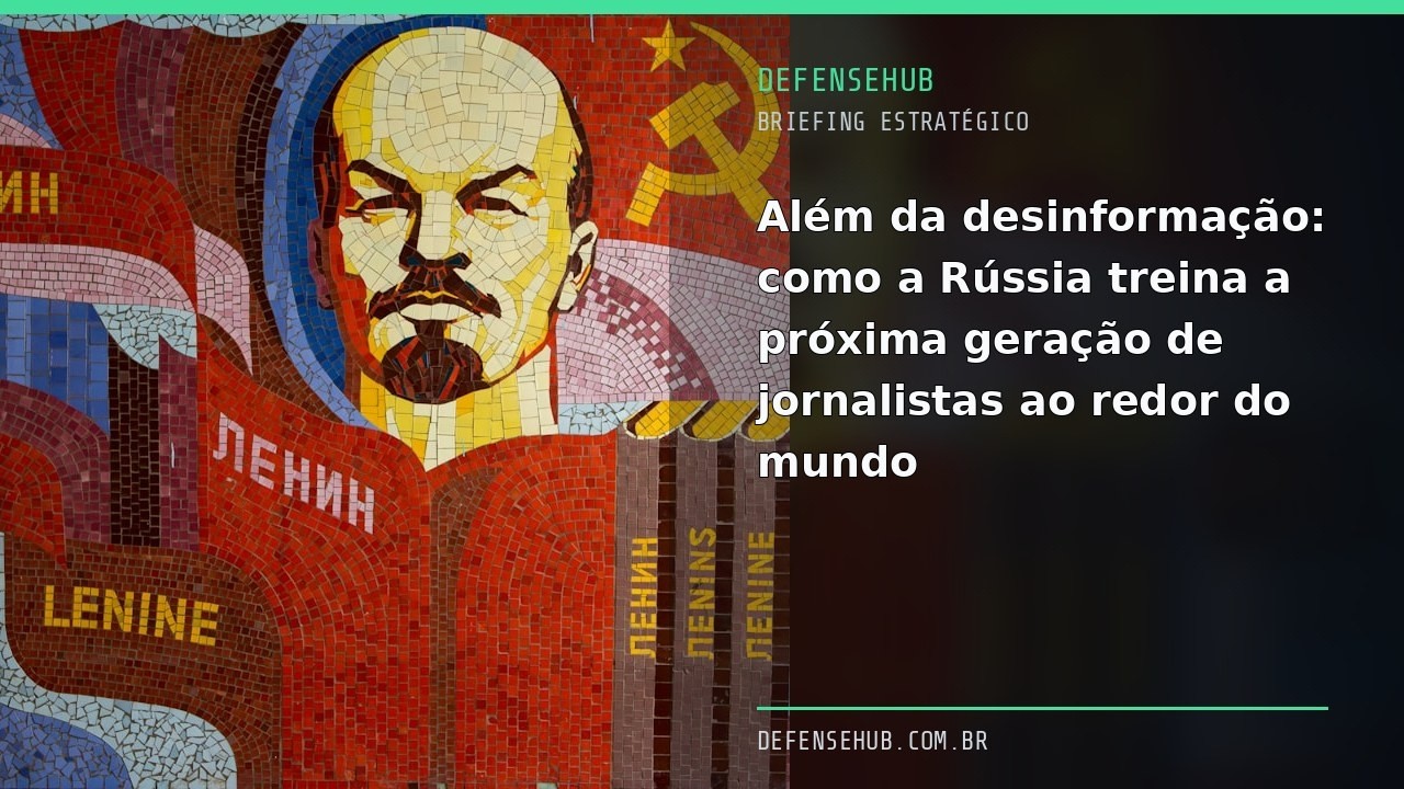Desinformação: Como a Rússia treina a próxima geração de jornalistas ao redor do mundo