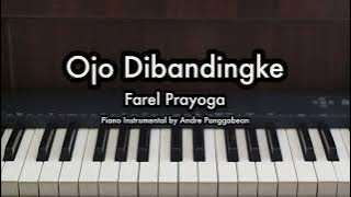 Ojo Dibandingke - Farel Prayoga | Piano Karaoke by Andre Panggabean