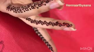 Beautiful Finger Mehndi Design || Latest Henna Art || New Finger Mehndi 2020 screenshot 4