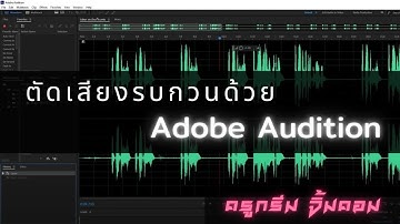 วิธีตัดเสียงรบกวนด้วย Adobe Audition