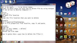 how to destroy computer by using notepad