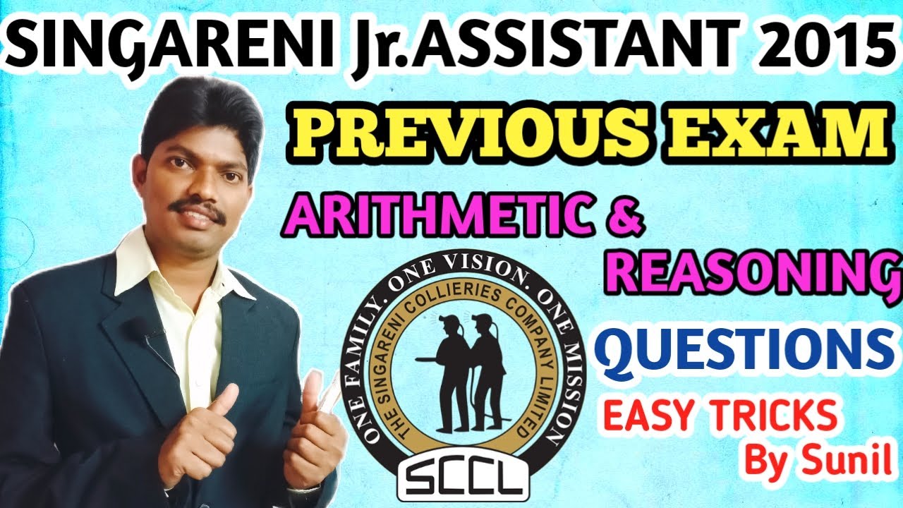 Singareni Junior Assistant Previous Papers Pdf #singareni #previousquestions SINGARENI Jr.ASSISTANT PREVIOUS