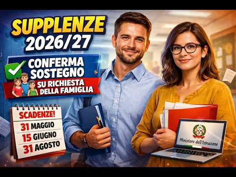 Video ?Conferma Supplenze per il Docente di Sostegno su Richiesta della famiglia Nota MIM