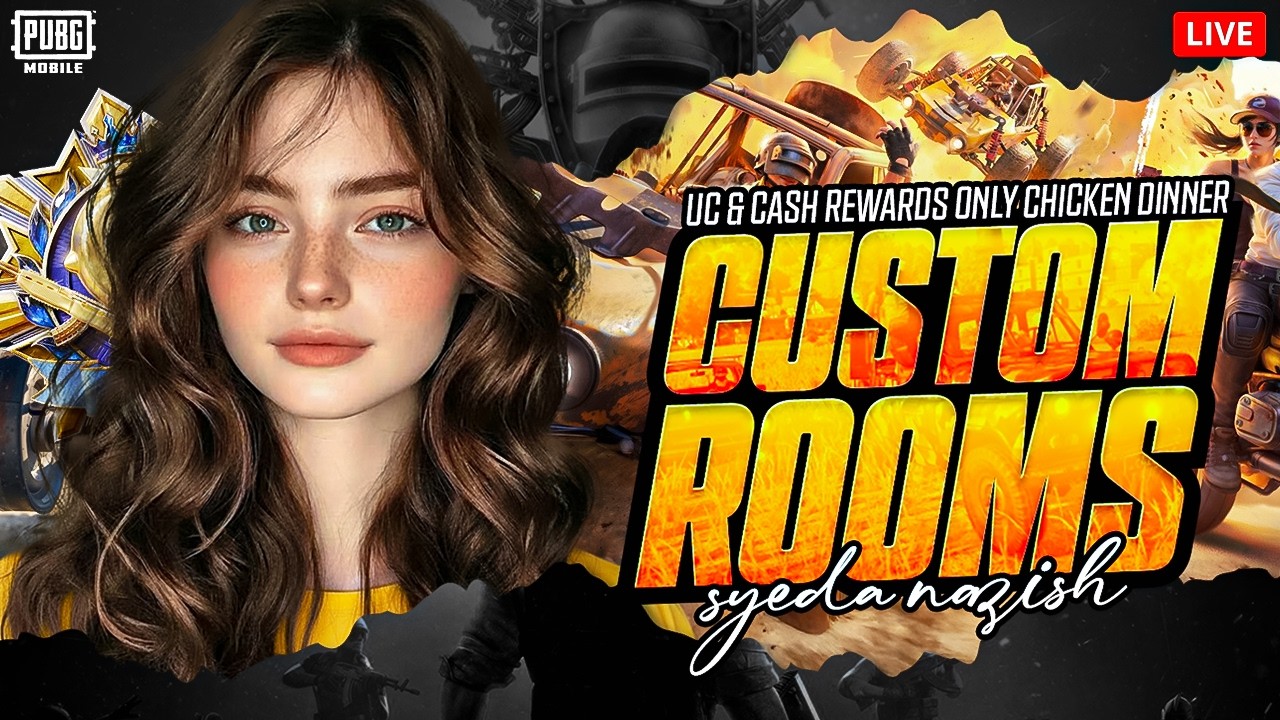 pubg live custom rooms UC & RP Giveaway pakistan 
