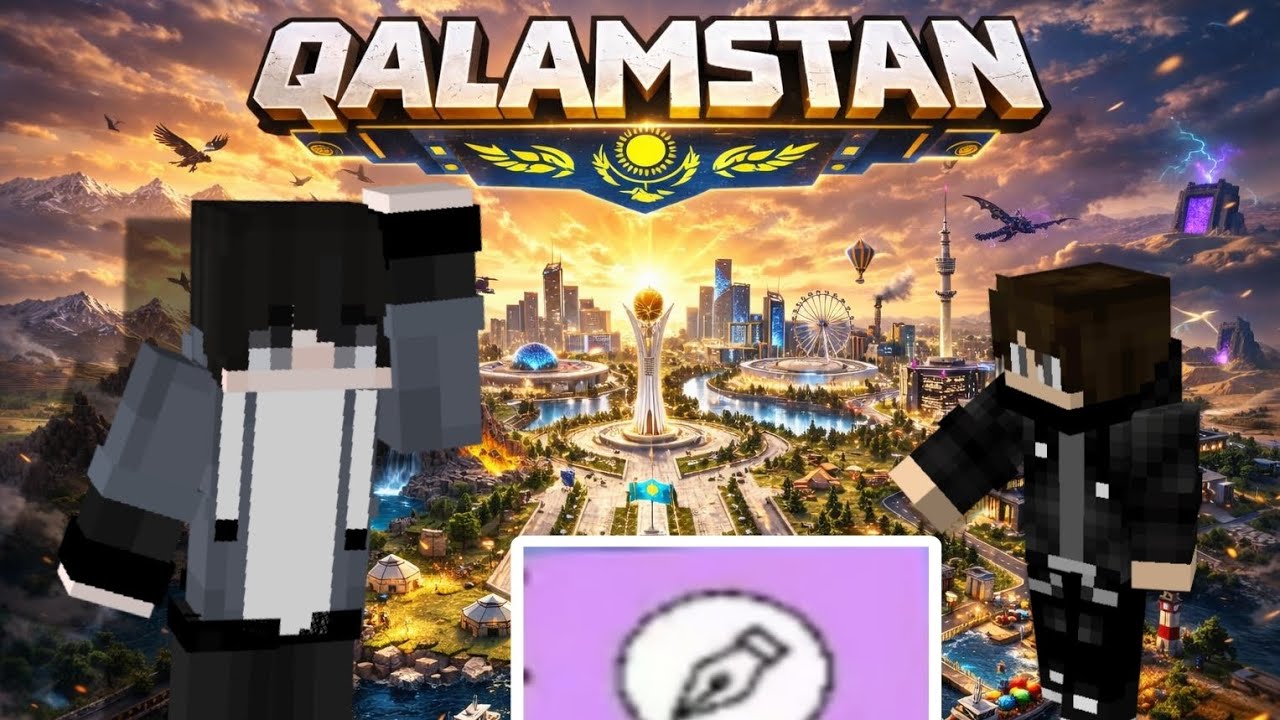 ҮЙЛЕРДІ ҰРЛАДЫМ!😂 QALAMSTAN 2 -- казакша майнкрафт 
